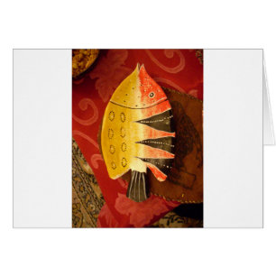 Cartão Sensação De Estirpe: Estirpe Colorida De Peixe De