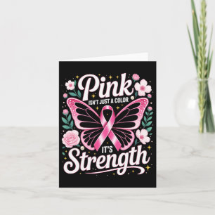 Cartão Sensibilização do Cancer da Mama Meninas. Lutar co