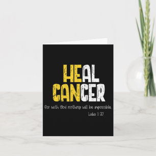 Cartão Sensibilização do Cancer de infância do Cancer de