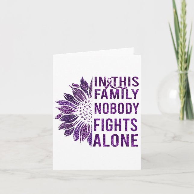 Cartão Sensibilização do câncer de pâncreas Pancreático d (Frente)