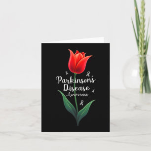 Cartão Sensibilização para a Doença de Parkinson Tulip ab