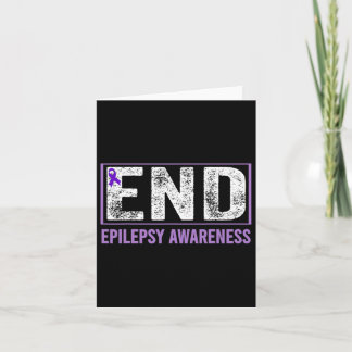 Cartão Sensibilização para a epilepsia - Epilepsia das ex