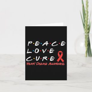 Cartão Sensibilização para a paz Cura do amor