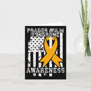 Cartão Sensibilização para a Síndrome de Prader Willi - B