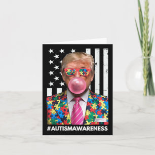 Cartão Sensibilização Para Autismo De Tremor Para Autismo