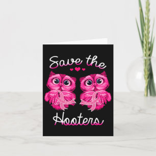 Cartão Sensibilização Para O Cancer Da Mama Salve Os Hoot