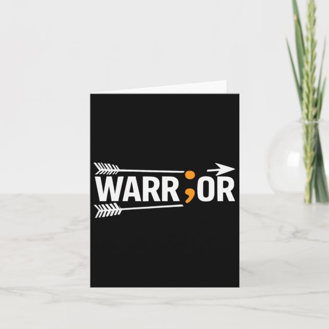 Cartão Sensibilização Suicida Depressão Ansiedade Saúde M (Frente)