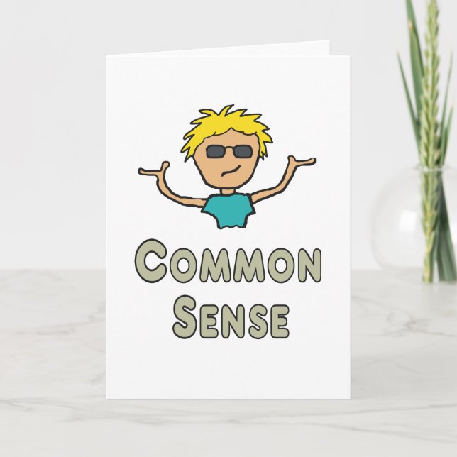 Cartão Senso Comum (Frente)