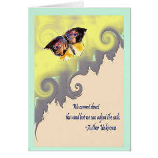 Cartão Sentido e desafio da atitude