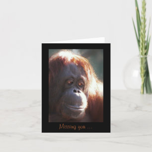 Cartão Sentido sua falta...