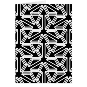 Cartão Sentidos - arte geométrica