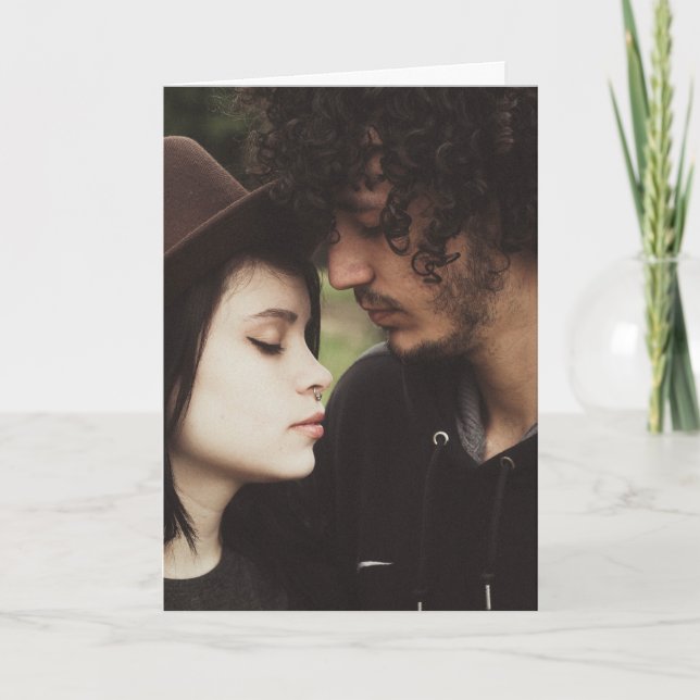 Cartão sentimental para ele (Frente)