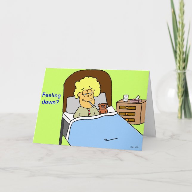 Cartão Sentimento abaixo do cumprimento (Frente)