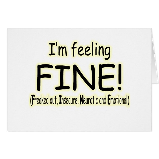 Cartão sentimento fino (Frente Horizontal)