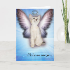 Cartão Sentimos muito - Cat Simpatia - Grupo