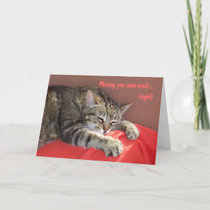 Cartão Sentindo sua falta demais