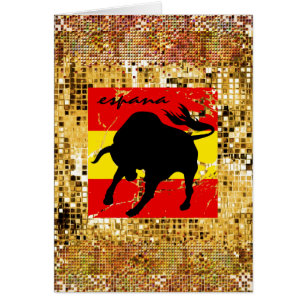 Cartão Sequência Dourada Espana