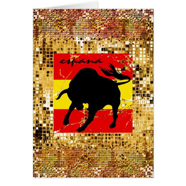 Cartão Sequência Dourada Espana (Frente)