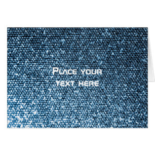 Cartão Sequências prateadas