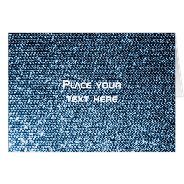 Cartão Sequências prateadas (Frente Horizontal)