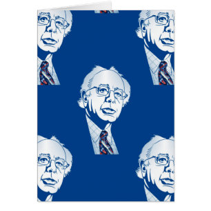Cartão sequin bernie sanders