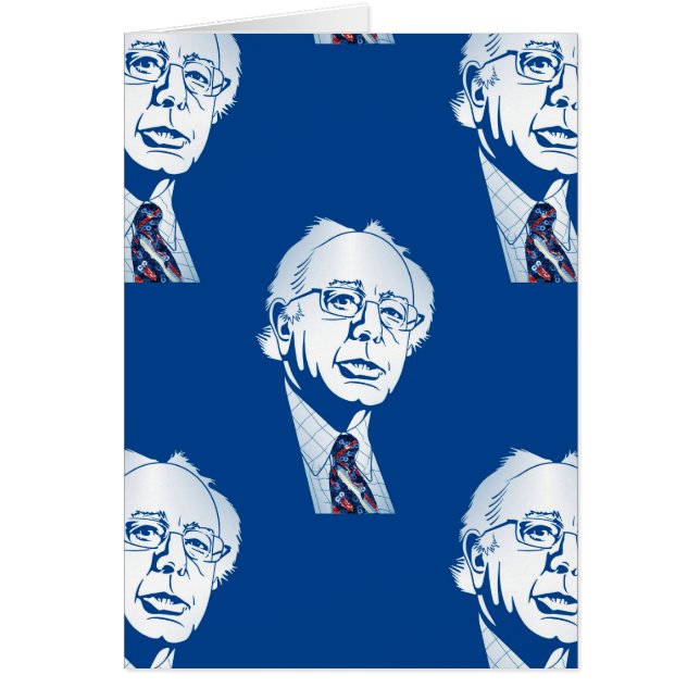 Cartão sequin bernie sanders (Frente)