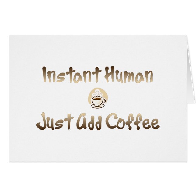 Cartão Ser humano imediato (Frente Horizontal)