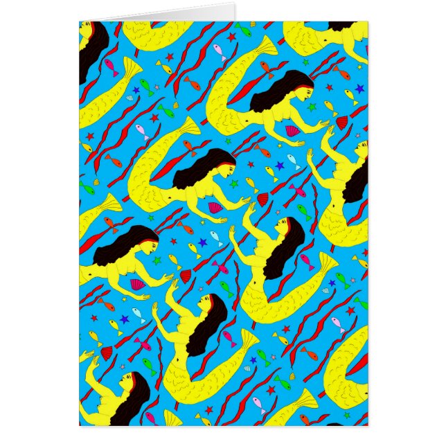 Cartão sereia (Frente)