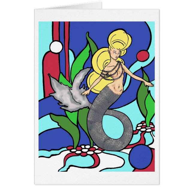 Cartão sereia (Frente)