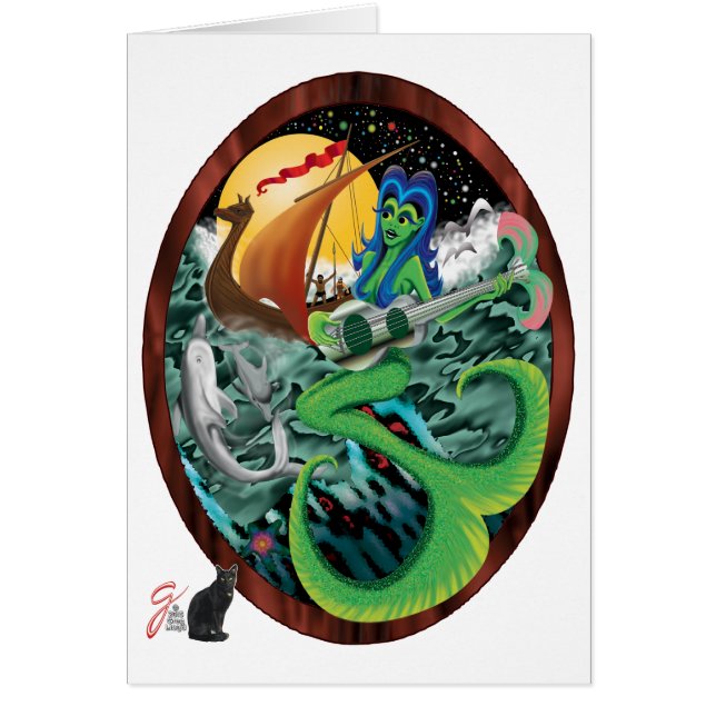 Cartão Sereia (Frente)