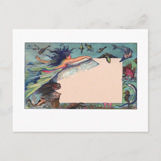 cartão sereia (Frente)