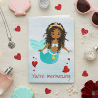 Sereia Você é Mermaziante Afro-Americana