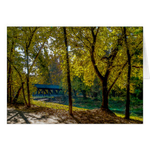 Cartão Serene Autumn Walk Painterly