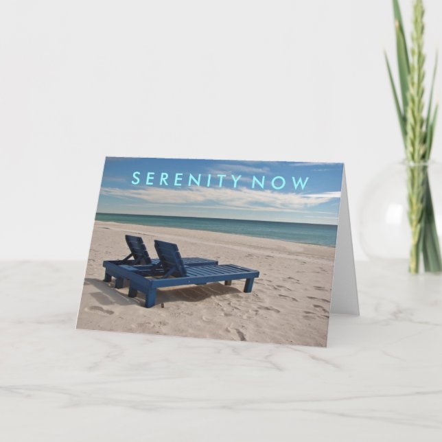 Cartão Serenidade agora (Frente)