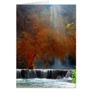 Cartão Serenidade da cachoeira