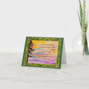 Cartão Serenity Prayer Card