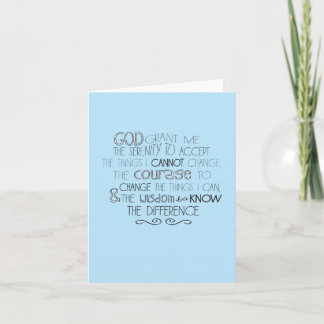 Cartão Serenity Prayer Notecards