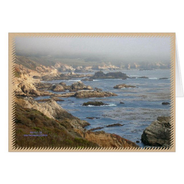 Cartão Série California Coastline Card (7) (Frente Horizontal)