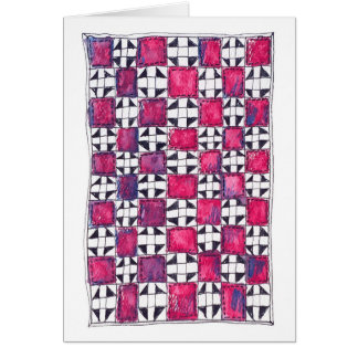 Cartão Série da edredão