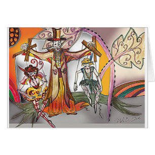 Cartão Série de Deco Cirque do renascimento
