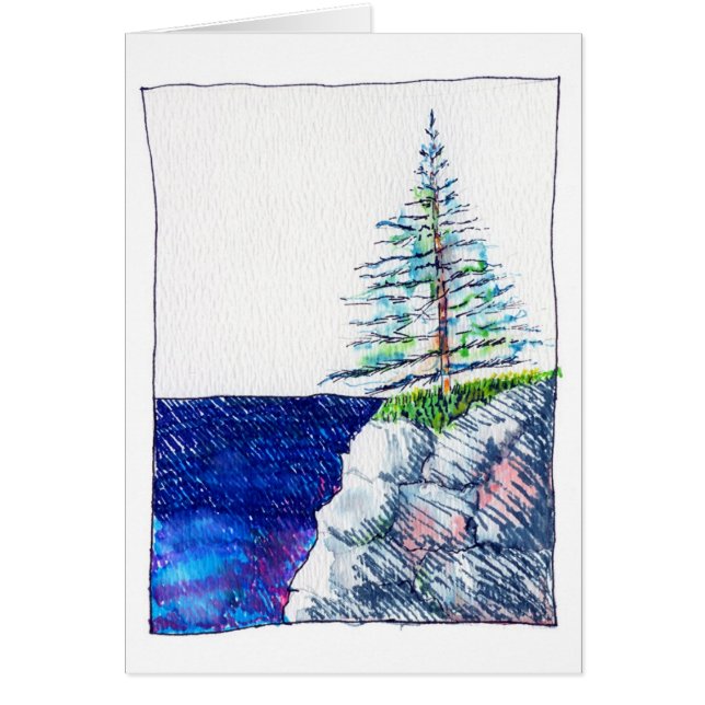 Cartão Série do Lago Michigan (Frente)