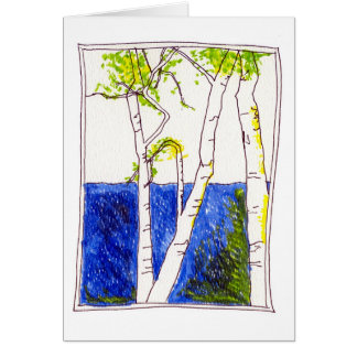 Cartão Série do Lago Michigan