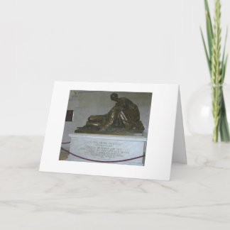 Cartão Série do tributo dos cuidados