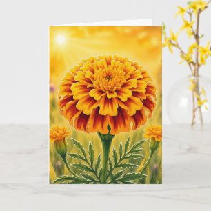 Cartão Série Pétala Radiante – Marigold