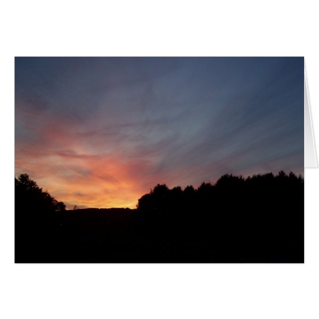 Cartão Série Silhuette Sunset 2 (Frente Horizontal)