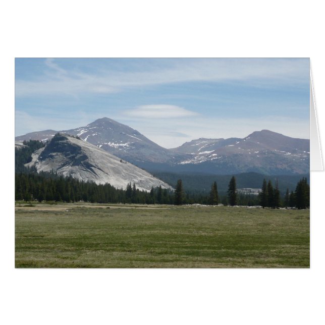 Cartão Serra Nevada III Parque Nacional Yosemite (Frente Horizontal)