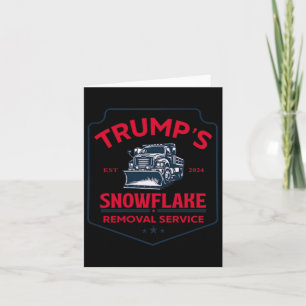 Cartão Serviço de Remoção de Flocos de Neve de Trump Engr