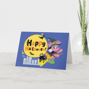 Cartão Sesame Street Cute Halloween Pattern