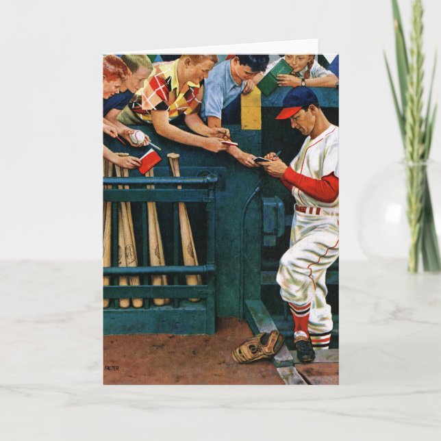 Cartão Sessão autógrafo (Frente)