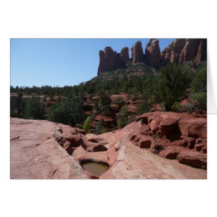 Cartão Sete Piscinas sagradas na Arizona de Sedona